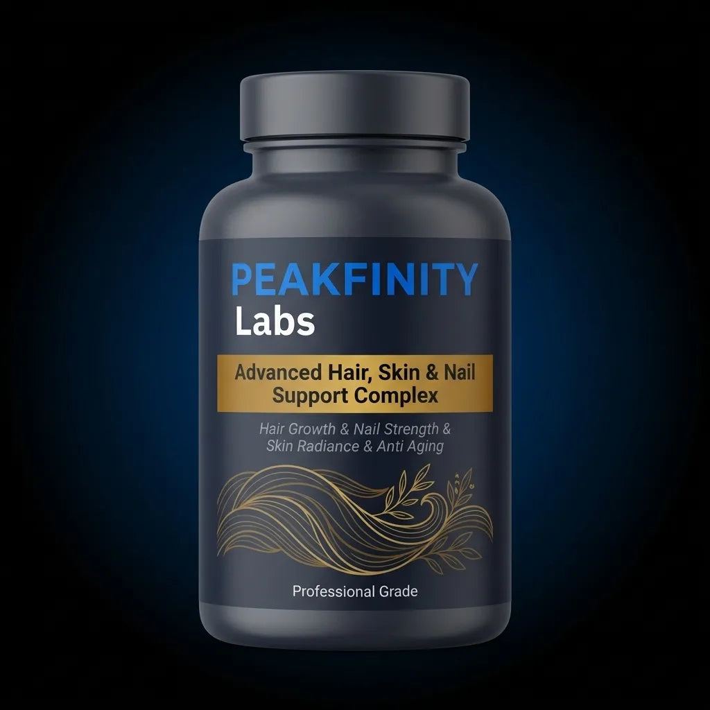 Peakfinity Labs Hair, Skin & Nail Support Complex with Biotin 10,000 mcg