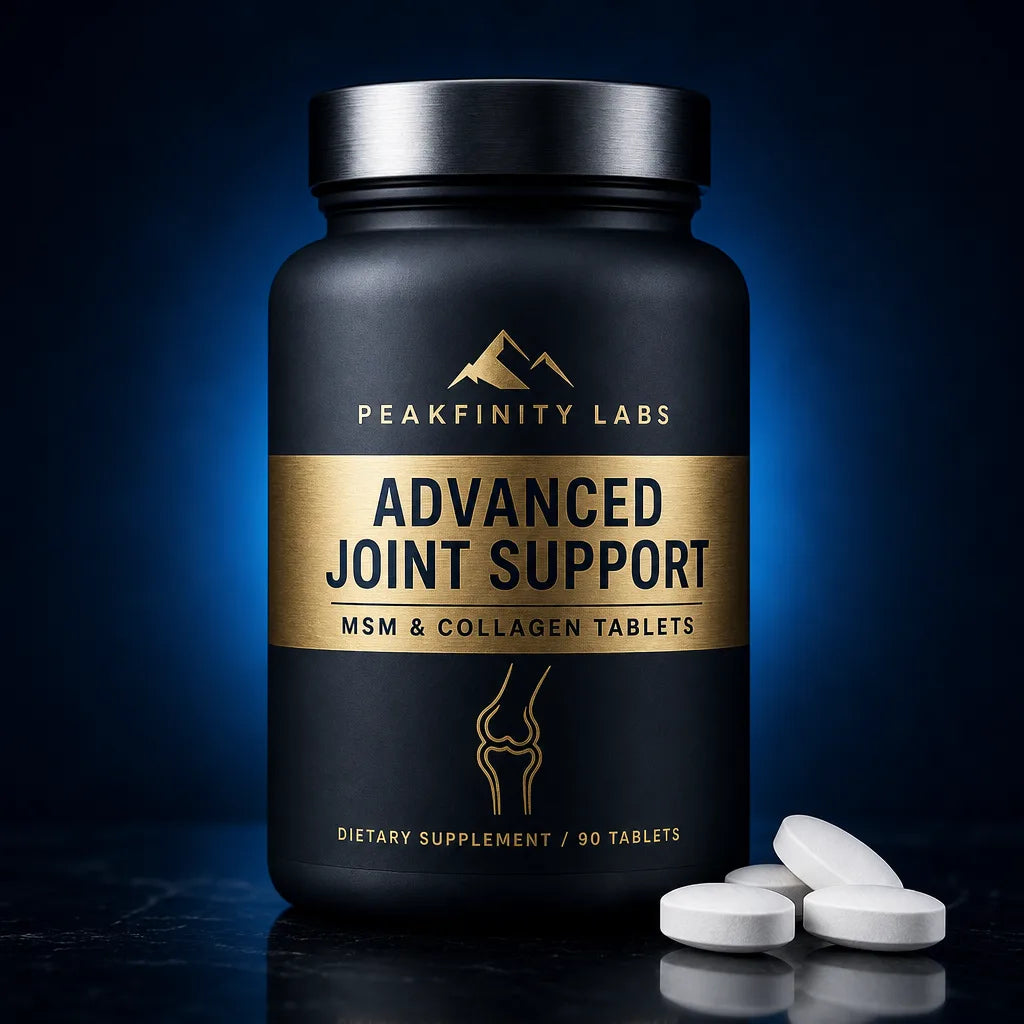 Peakfinity Labs Joint Support Complex with MSM & Type II Collagen Tablets