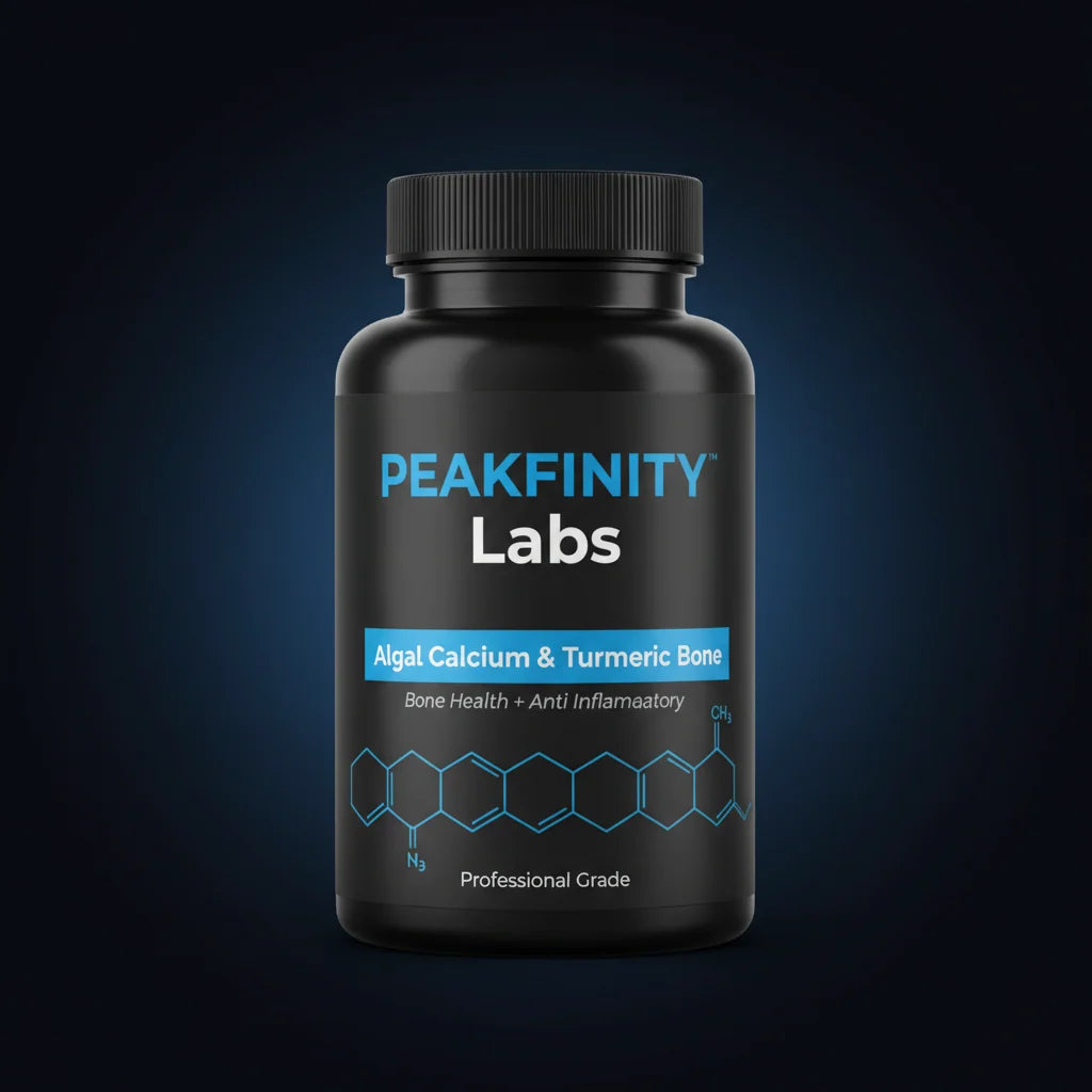 Peakfinity Labs Algal Calcium & Turmeric Bone Tablets