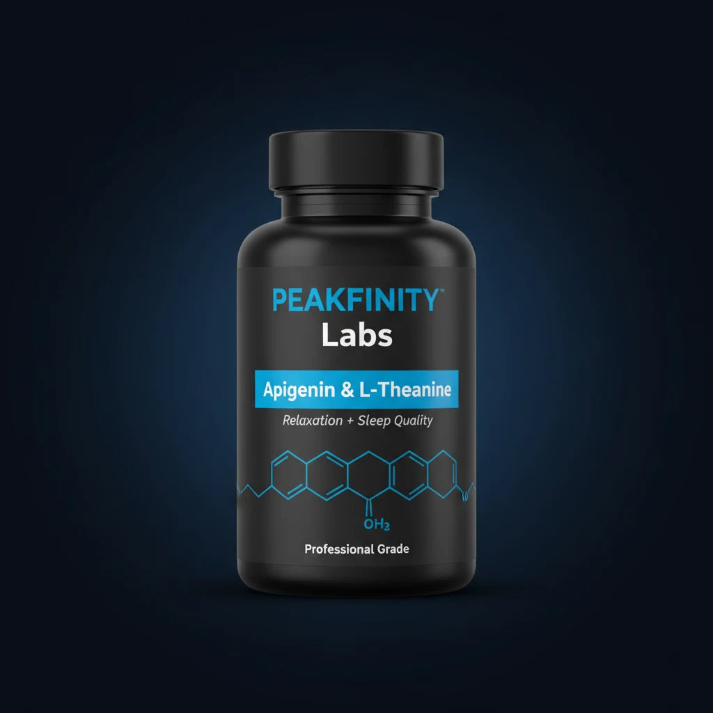Peakfinity Labs Apigenin & L-Theanine Wind-Down Capsules