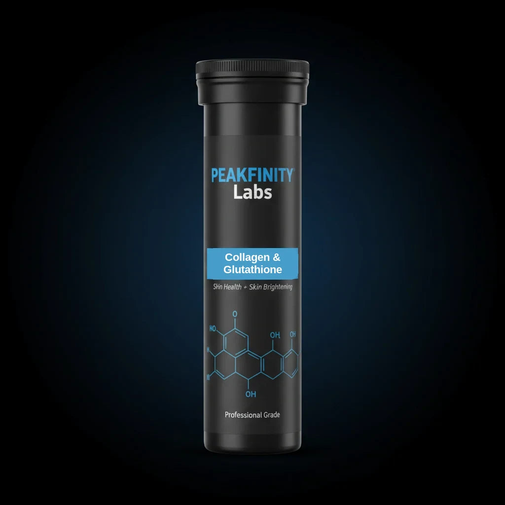Peakfinity Labs Collagen, Glutathione & Vitamin C Effervescent Tablets