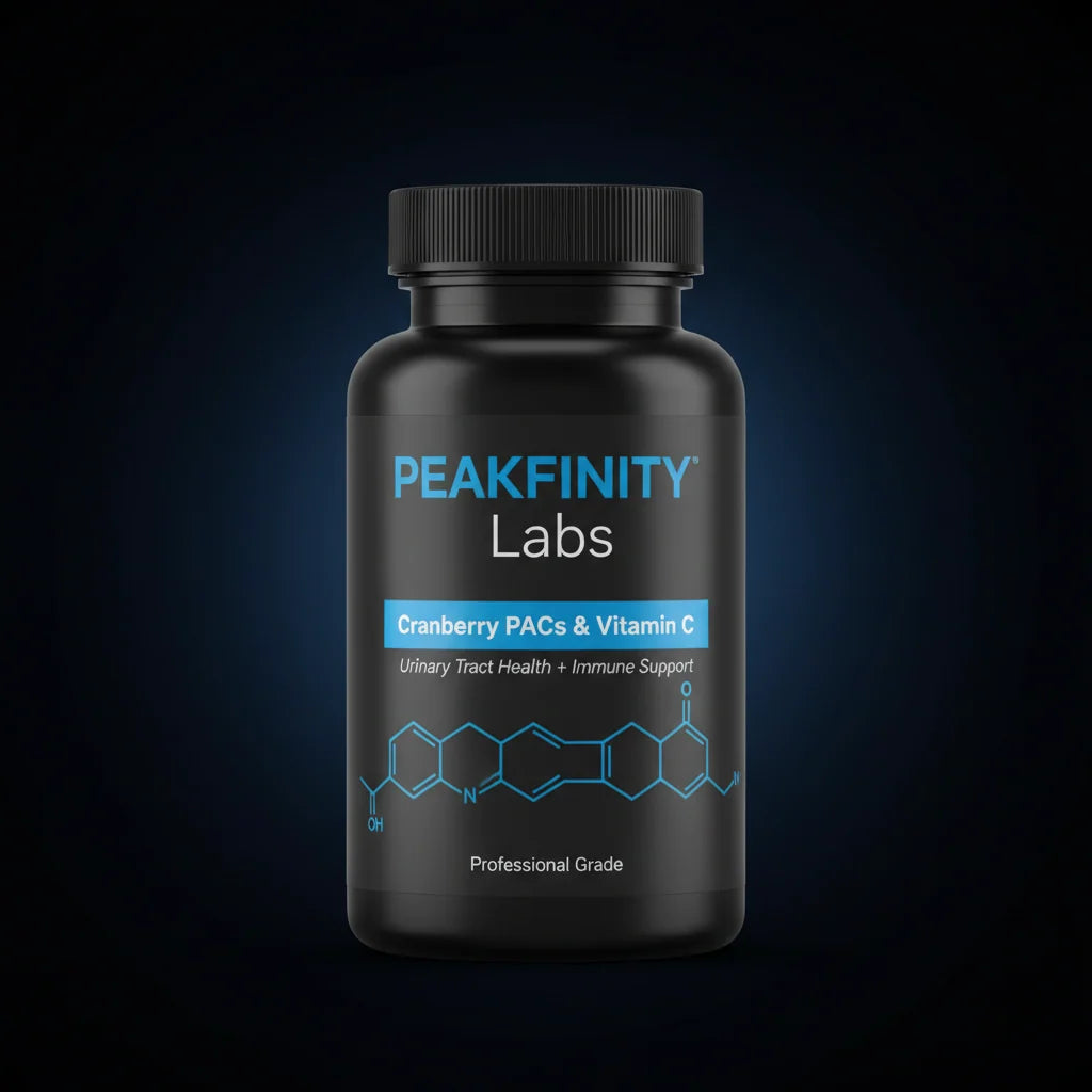 Peakfinity Labs Cranberry PACs & Vitamin C Tablets