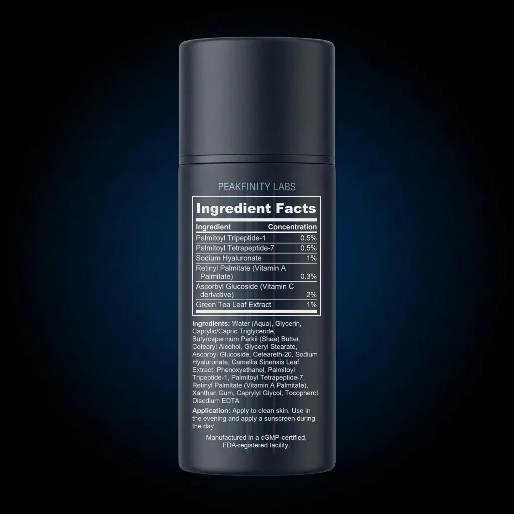 Advanced Firming Neck & Décolletage Cream back label