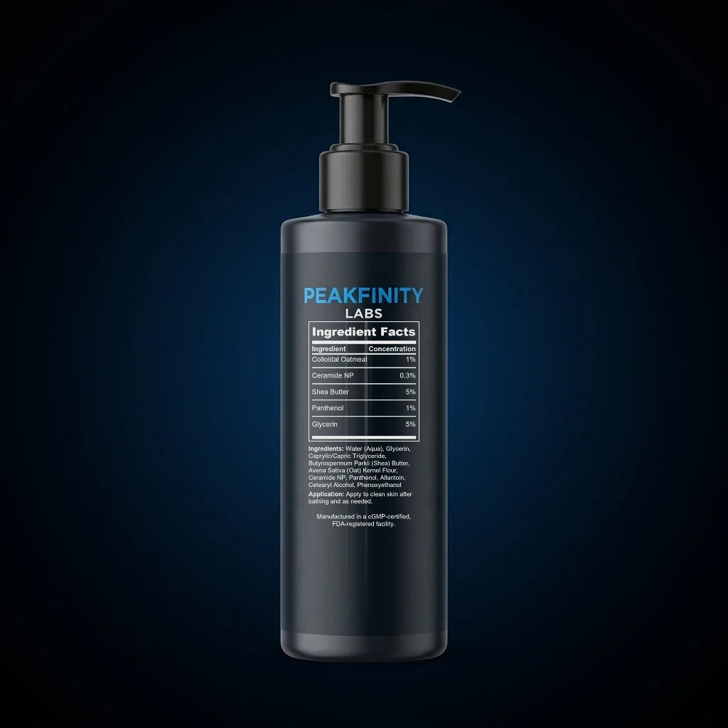 Fragrance-Free Baby Lotion back label
