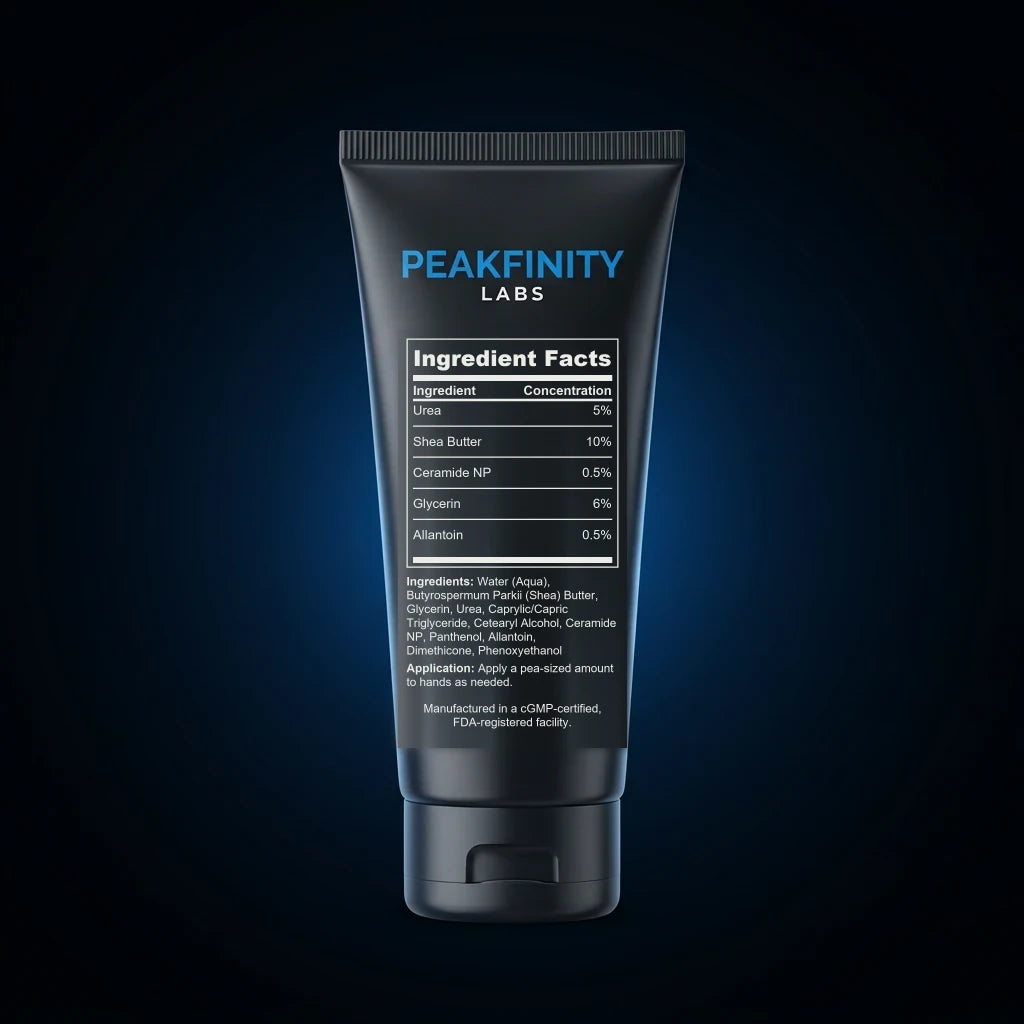 Intensive Repair Hand Cream back label
