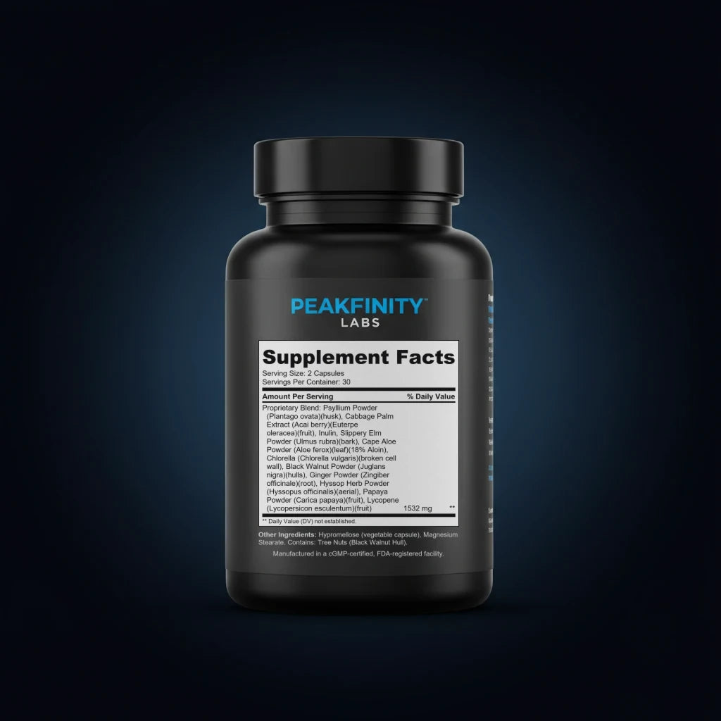 Max Detox back label