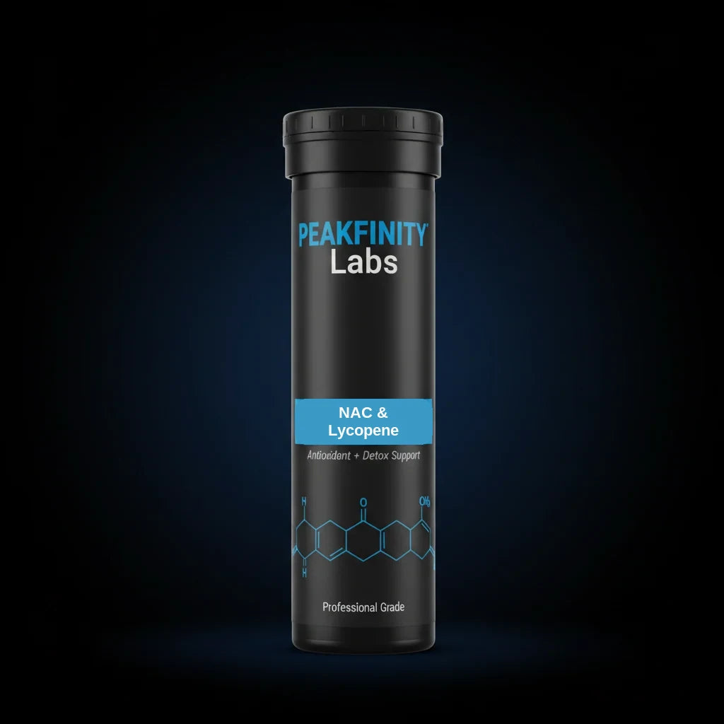 Peakfinity Labs NAC, Vitamin C & Lycopene Effervescent Tablets