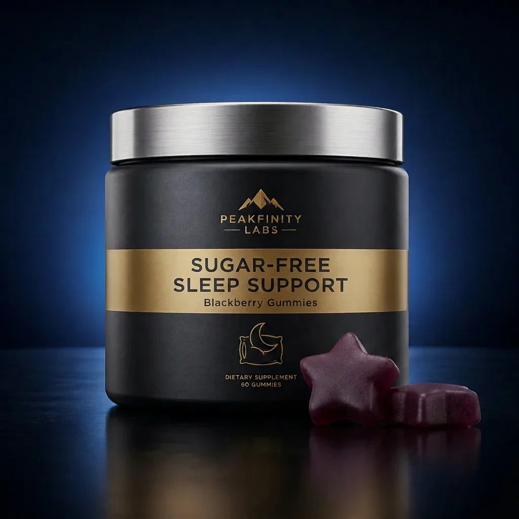 Peakfinity Labs Sugar-Free Sleep Support Gummies - Blackberry Flavor