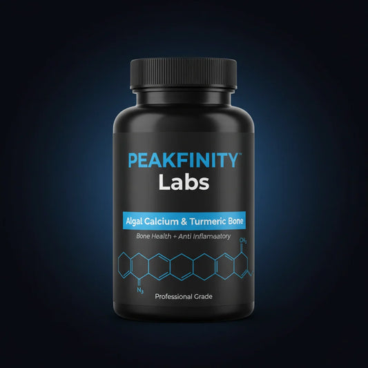 Peakfinity Labs Algal Calcium & Turmeric Bone Tablets