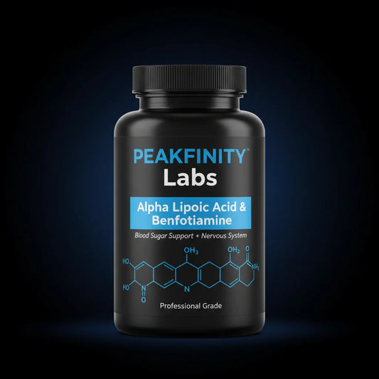 Peakfinity Labs Alpha Lipoic Acid & Benfotiamine Tablets