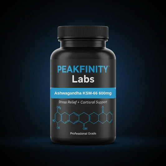 Peakfinity Labs Ashwagandha Root Extract 600 mg Tablets