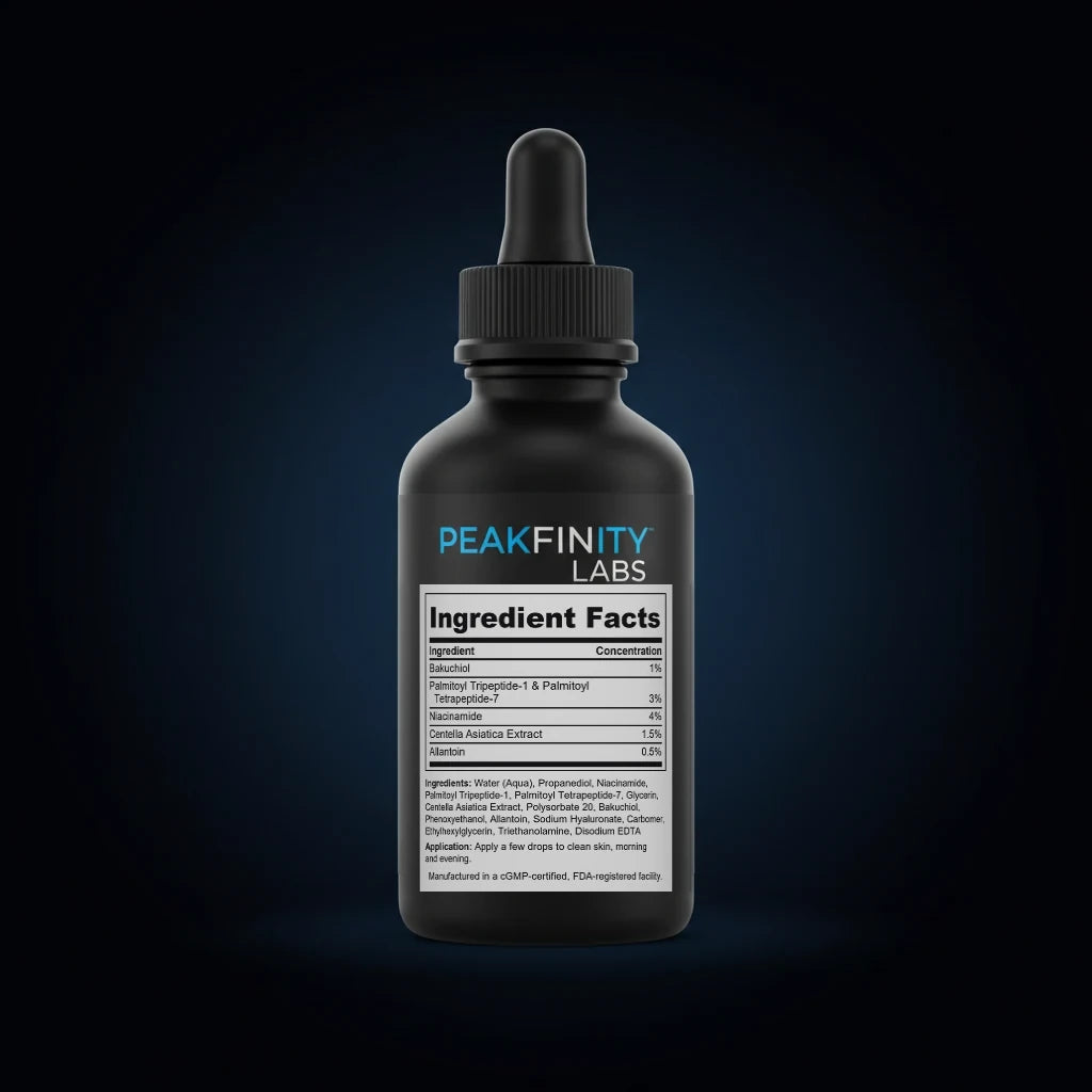 Bakuchiol Plant Retinol Alternative Serum back label