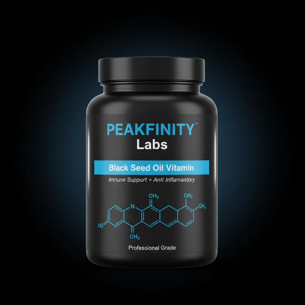 Peakfinity Labs Black Seed Oil Gummies with Vitamin D3