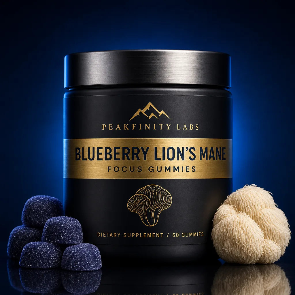 Blueberry Lion's Mane Gummies for Focus and Immunity
