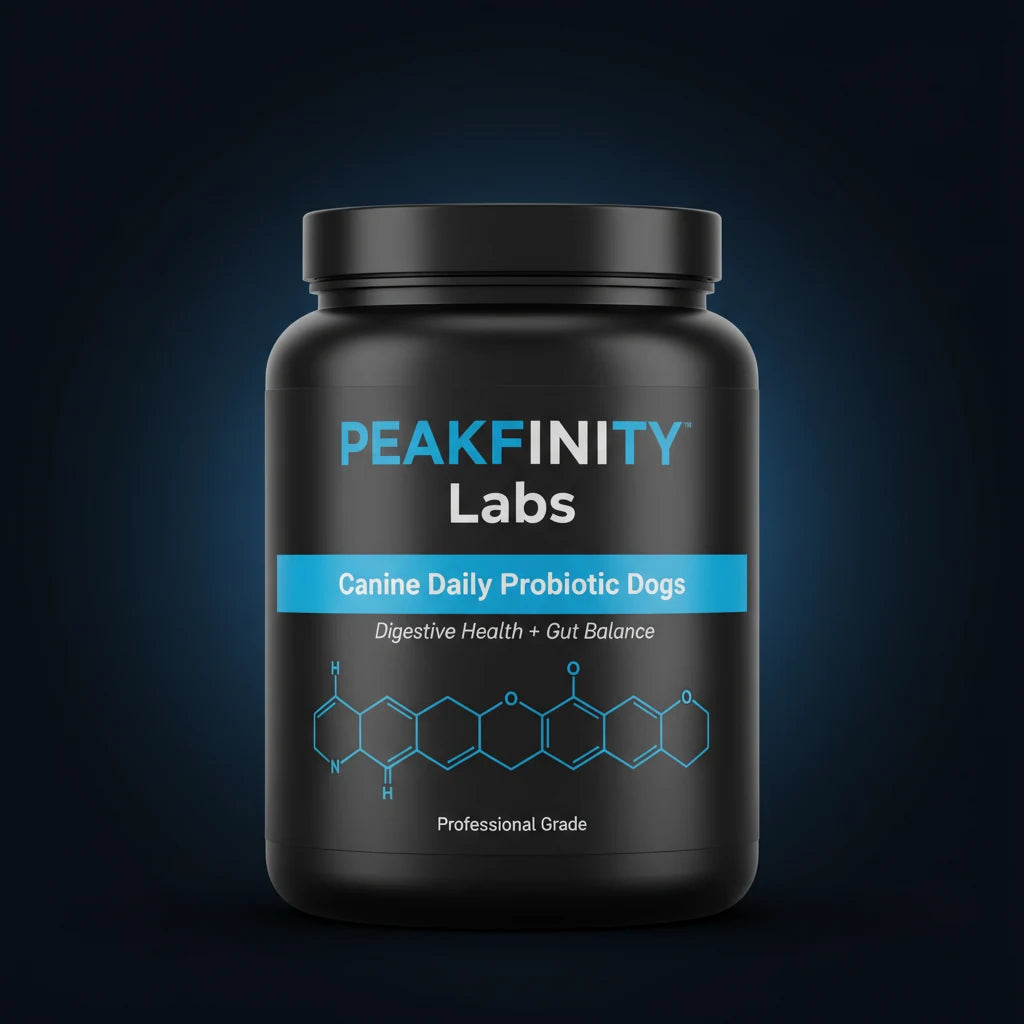 Peakfinity Labs Canine Daily Probiotic Powder for Dogs