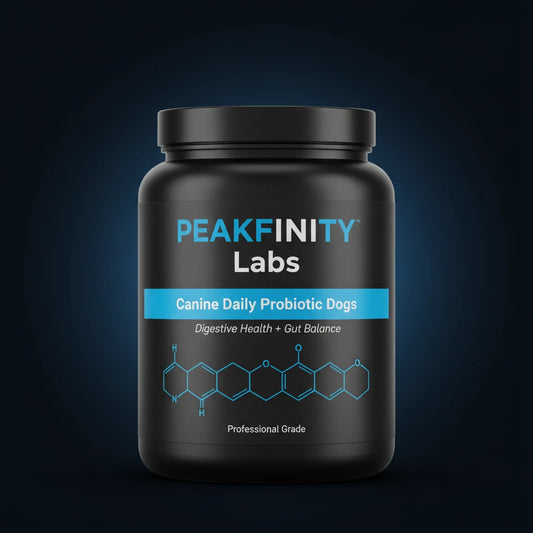 Peakfinity Labs Canine Daily Probiotic Powder for Dogs