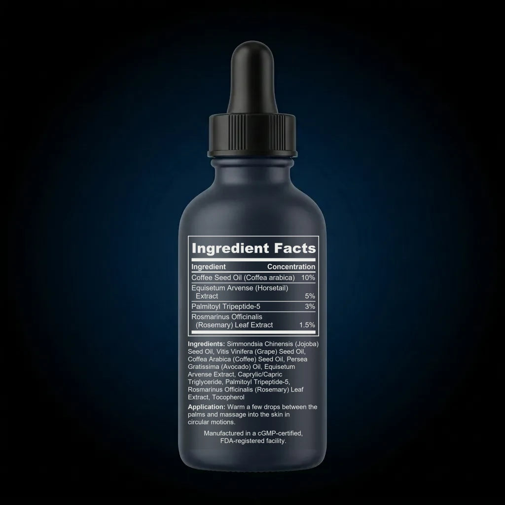Cellulite & Skin Firming Massage Oil back label
