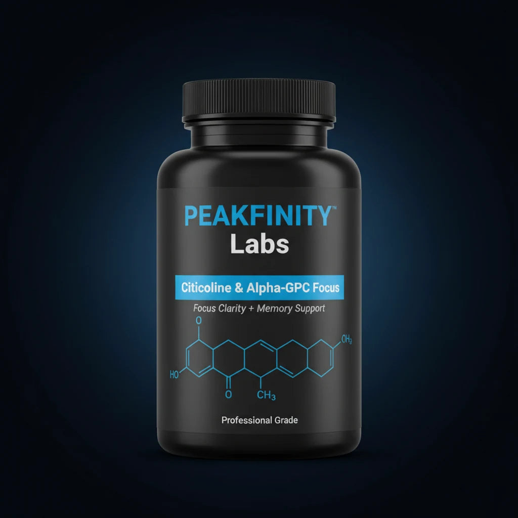 Peakfinity Labs Citicoline & Alpha-GPC Focus Capsules