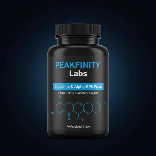 Peakfinity Labs Citicoline & Alpha-GPC Focus Capsules