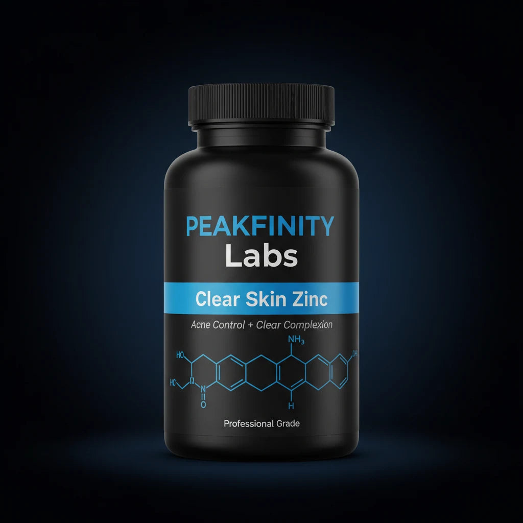 Peakfinity Labs Clear Skin Zinc & Nicotinamide Capsules