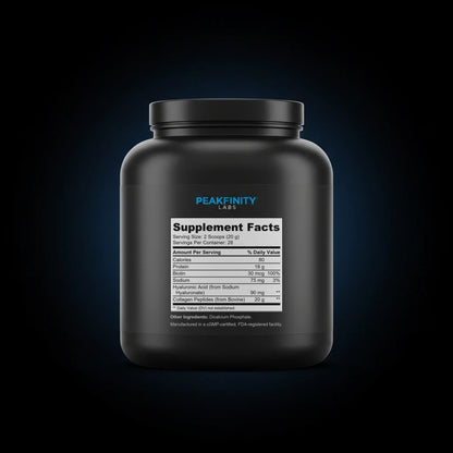 Collagen (Unflavored) back label