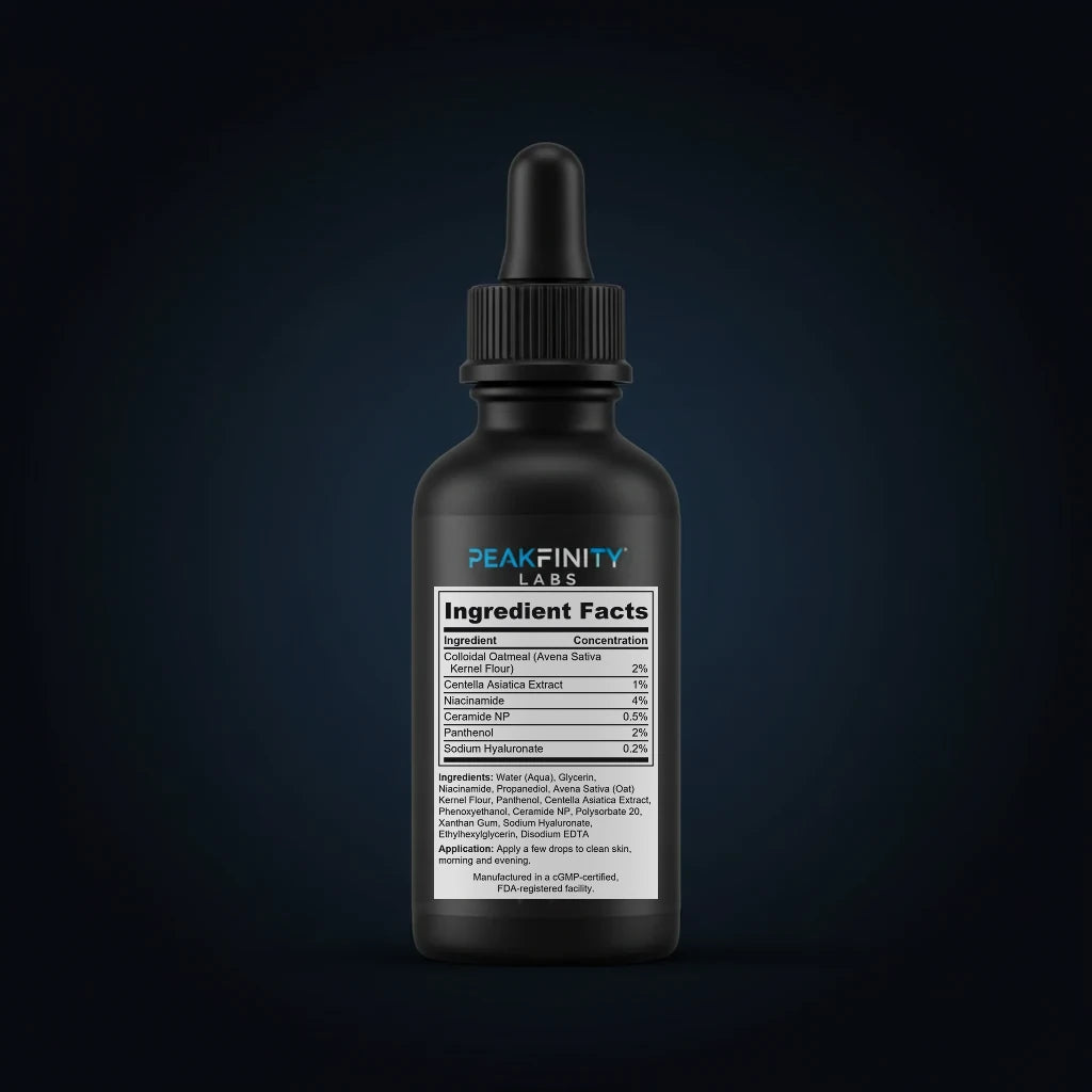 Colloidal Oat & Centella Calming Serum back label