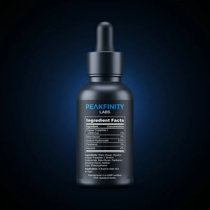 Copper Peptide GHK-Cu Firming Serum back label