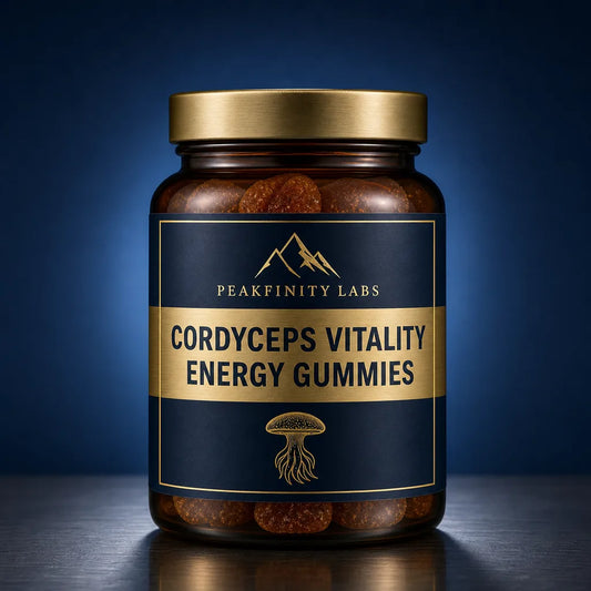 Peakfinity Labs Cordyceps Vitality & Energy Pectin Gummies