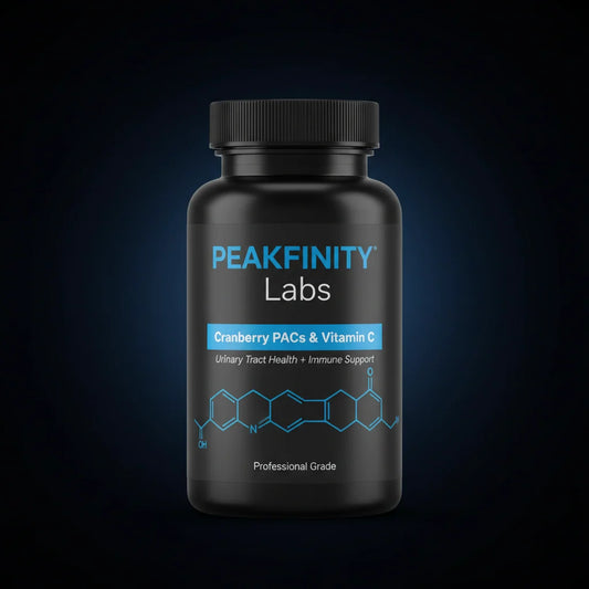 Peakfinity Labs Cranberry PACs & Vitamin C Tablets