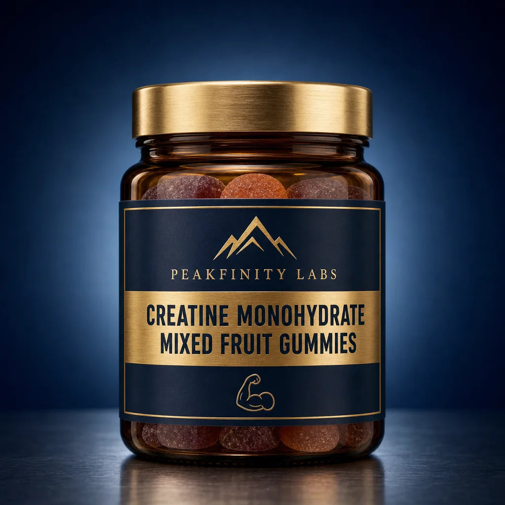 Peakfinity Labs Creatine Monohydrate Gummies Mixed Fruit