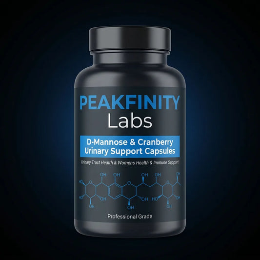 Peakfinity Labs D-Mannose & Cranberry Urinary Support Capsules