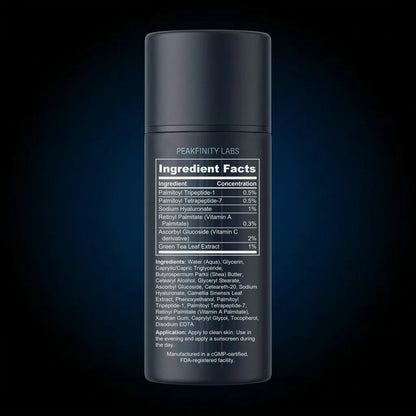 Advanced Firming Neck & Décolletage Cream back label