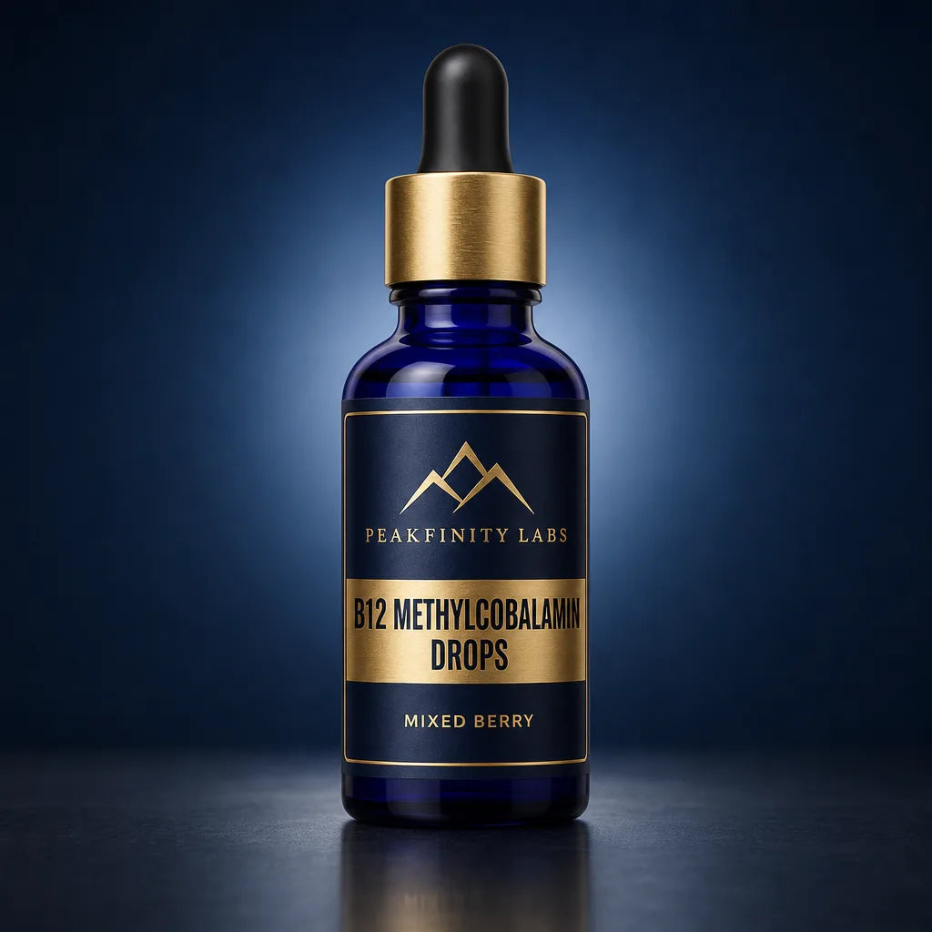 High-Potency Methylcobalamin B12 Liquid Drops - Mixed Berry