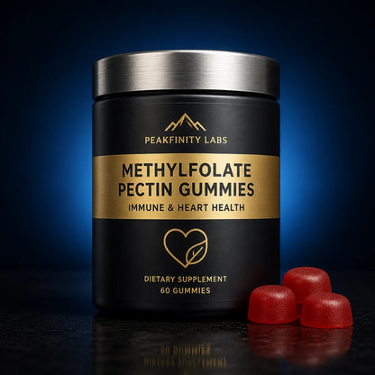 High-Potency Methylfolate Pectin Gummies for Immune & Heart Health
