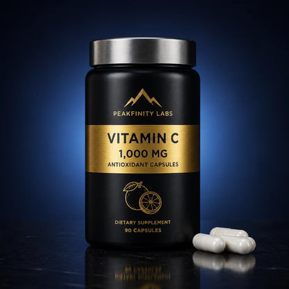 High-Potency Vitamin C 1,000 mg Antioxidant Capsules