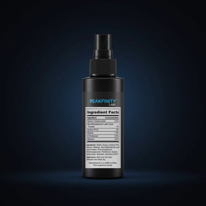 Hydrating Facial Mist with Hyaluronic Acid & Aloe back label