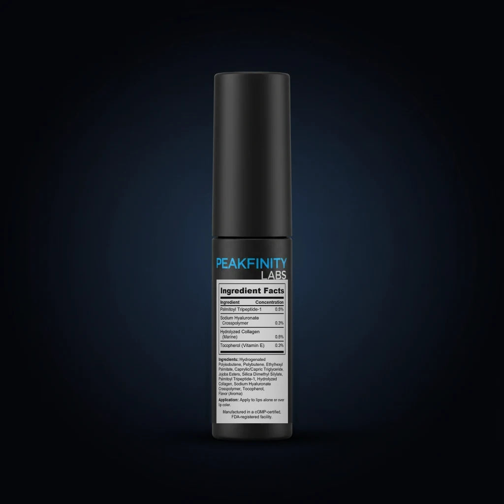 Hydrating Lip Gloss with Peptides back label