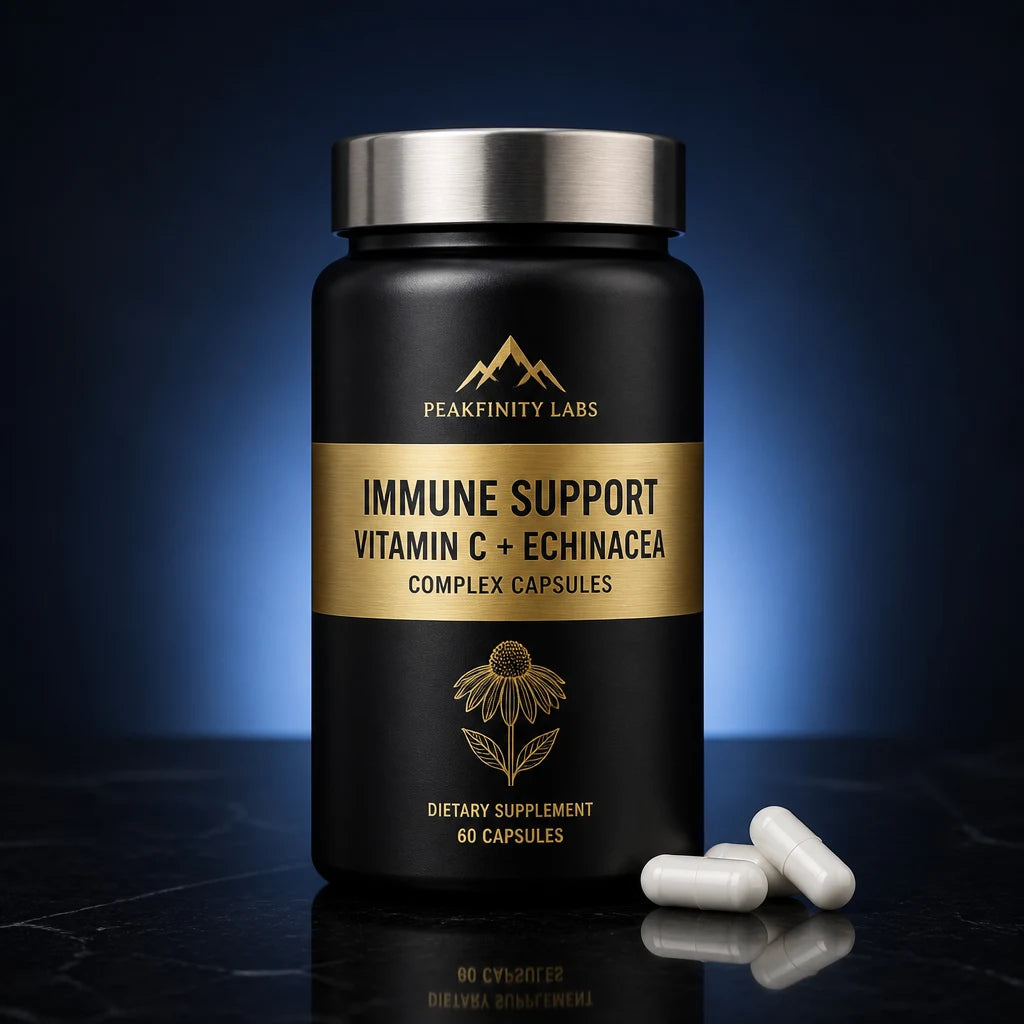 Immune Support Capsules with Vitamin C & Echinacea Complex