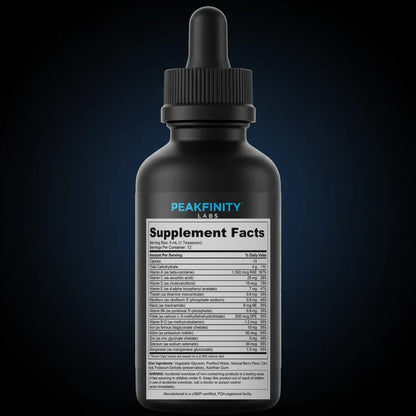 Kids Liquid Multivitamin with Iron - Berry back label