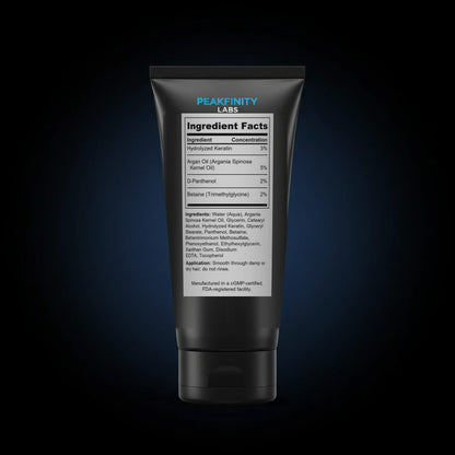 Leave-In Repair Cream with Keratin & Argan back label