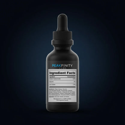 Liquid Blush with Hyaluronic Acid back label