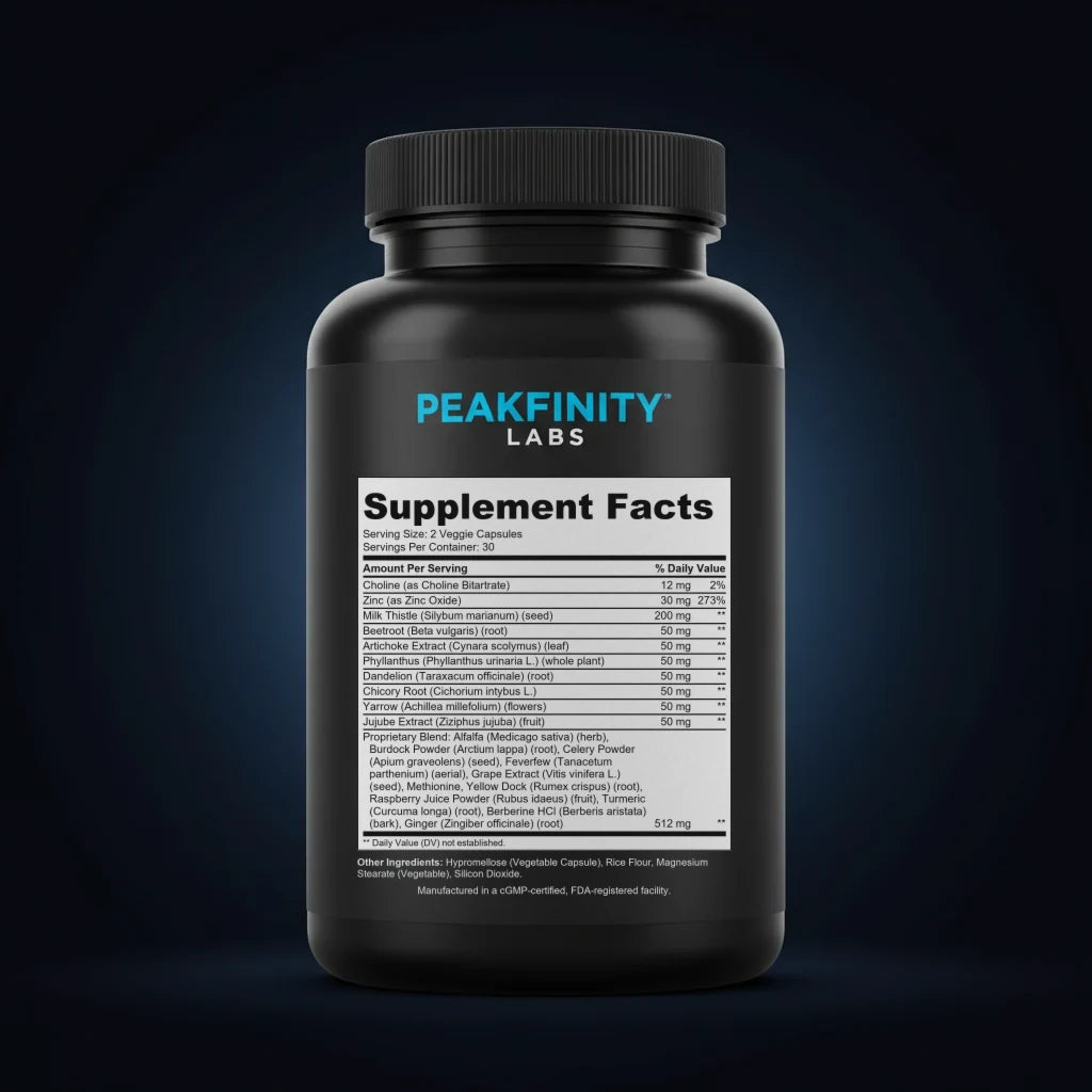 Liver Care back label