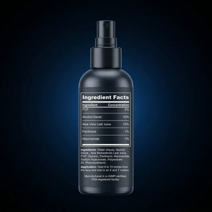 Long-Wear Makeup Setting Spray back label