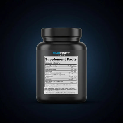 Magnesium Glycinate 400mg Sleep Gummies - Sugar-Free back label