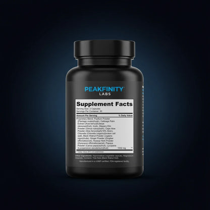 Max Detox back label