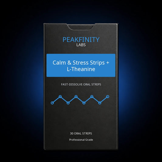 Peakfinity Labs Calm & Stress L-Theanine Oral Strips
