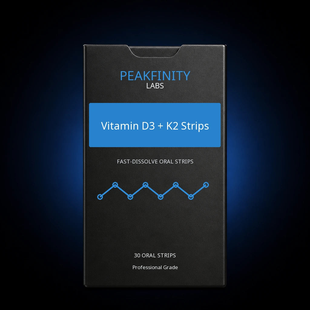 Peakfinity Labs Vitamin D3 + K2 Oral Strips