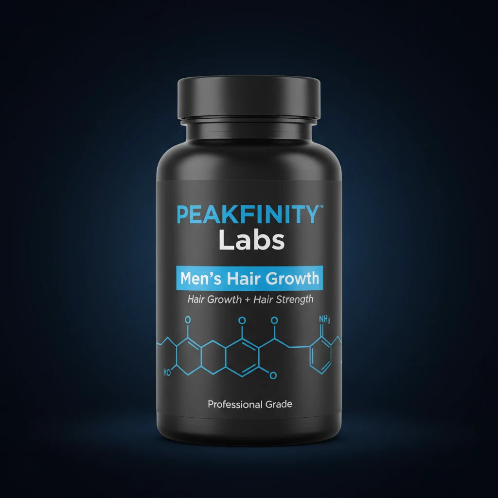 Peakfinity Labs Men's Hair Support Capsules with Saw Palmetto & Biotin