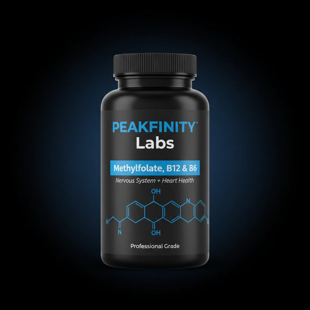 Peakfinity Labs Methylfolate, B12 & B6 Tablets