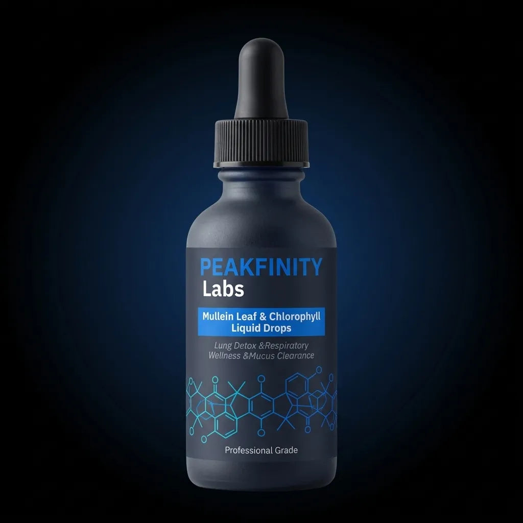 Peakfinity Labs Mullein Leaf & Chlorophyll Liquid Drops